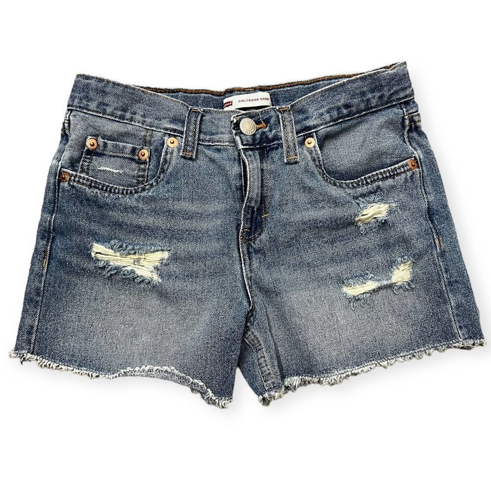 Levi’s Girls Girlfriend Denim Shorts Size 12